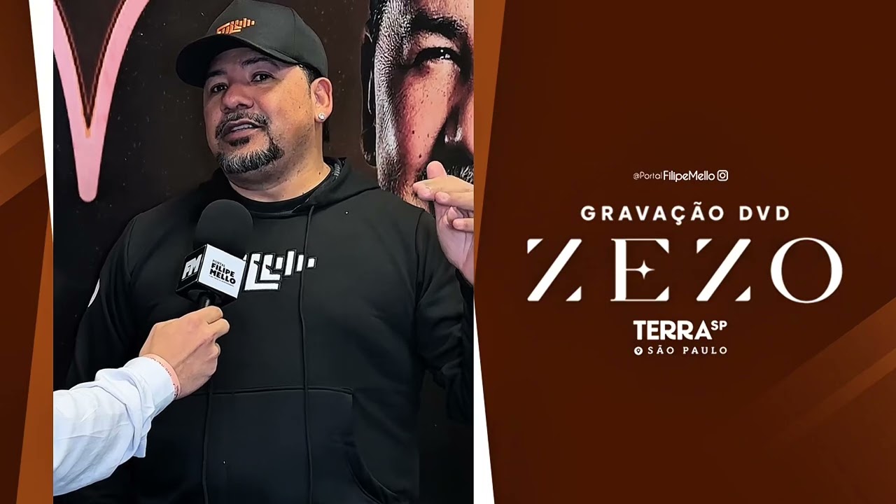 Filipe Mello entrevista Zezo na Gravação do DVD “Sem Fronteiras” no Terra SP 2025