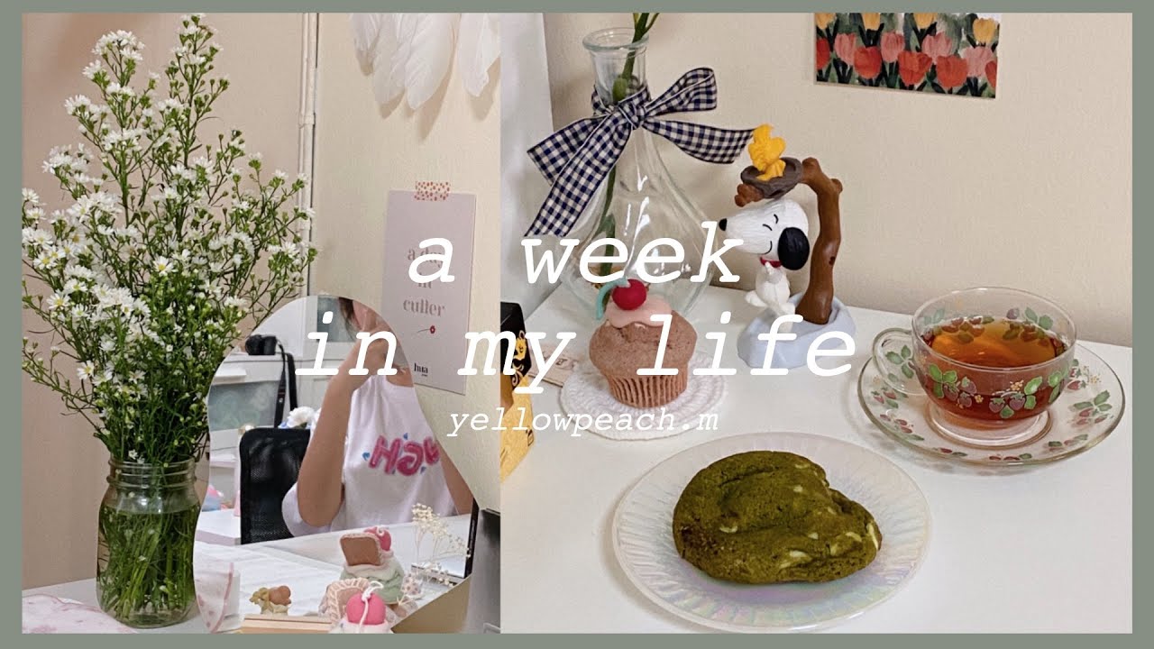 vlog ep.26 : ปิดเทอมสักที! อยู่บ้าน ทำhomecafe กินข้าวข้างนอก + ไปคาเฟ่กัน | yellowpeach
