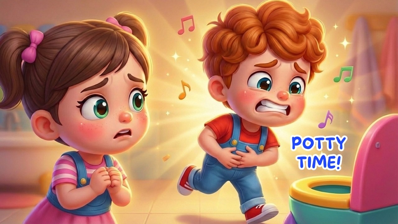 Potty Training Song 🚽 | Potty Time for Toddlers | Fun Nursery Rhyme for Kids
