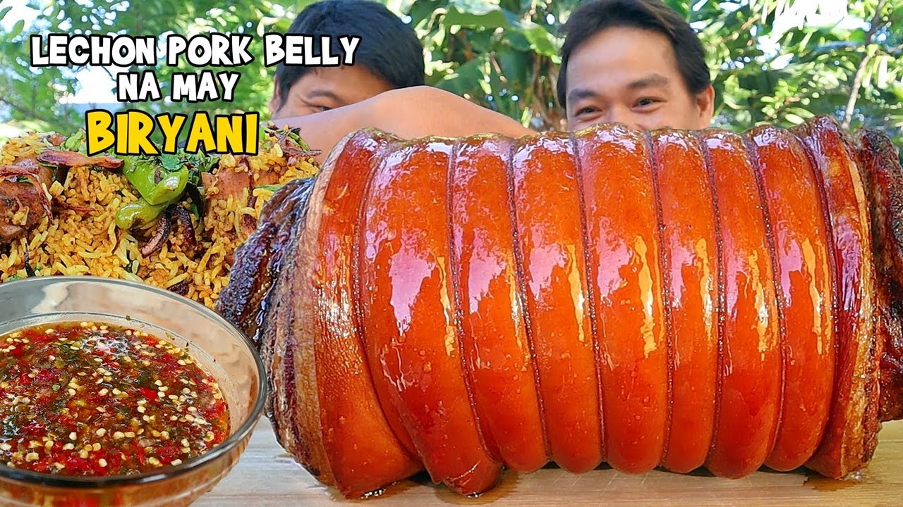 LECHON PORK BELLY BIRYANI (HD) | BACKYARD COOKING