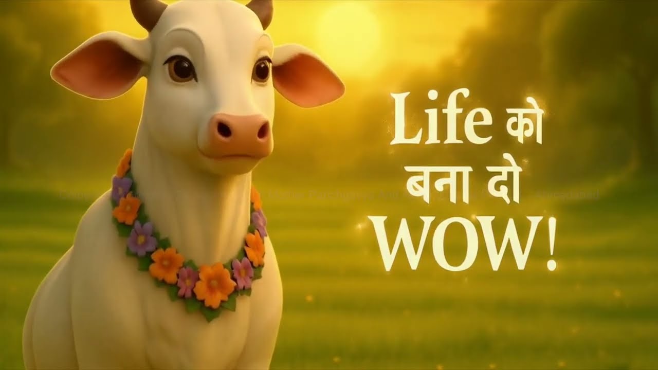 Gay Matlab Mother Cow &ndash; Life Ko Bana De WOW! 🐄 | Animated Hindi Song for Kids & Family