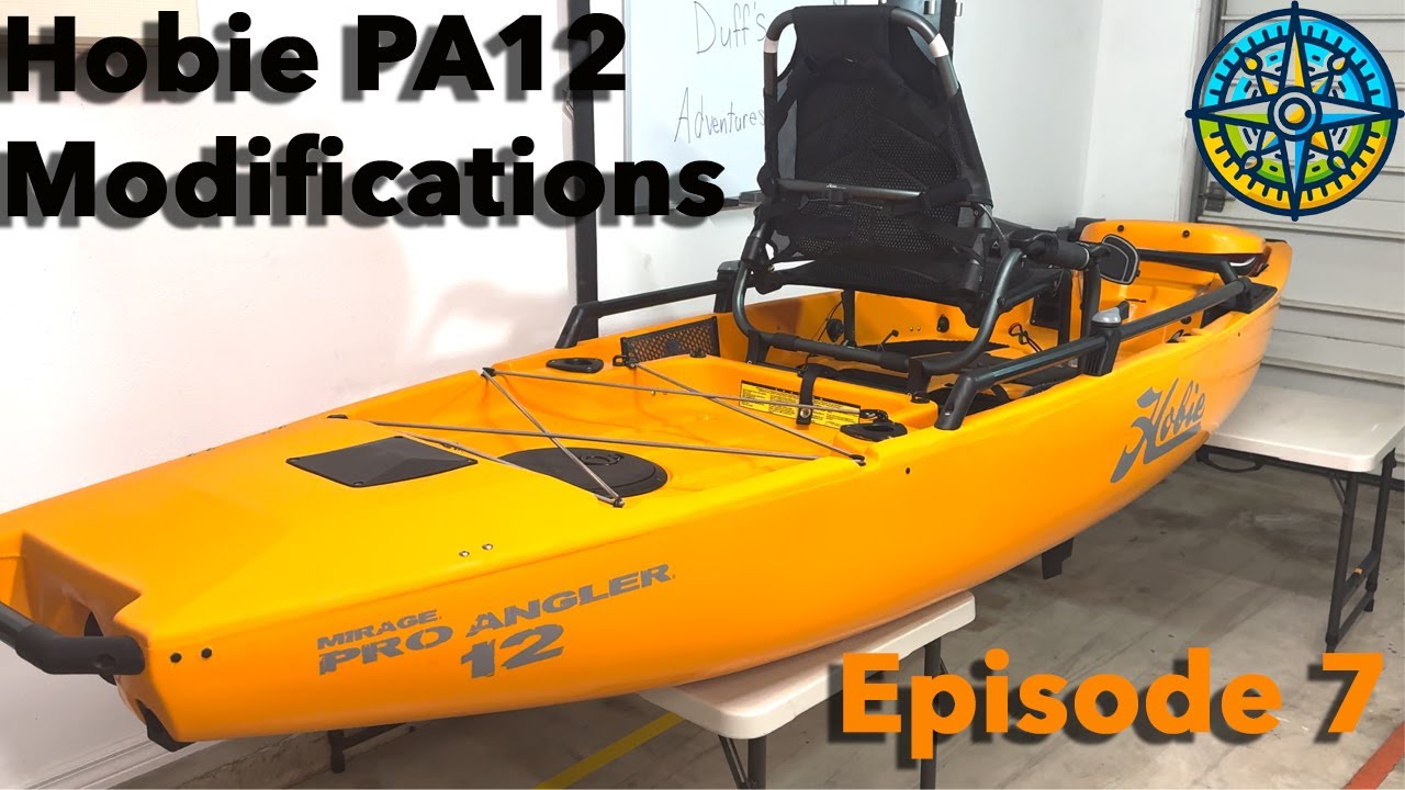 Hobie PA 12 Mods to a kayak camping beast. #hobiekayak #kayakcamping #hobieproangler #hobie #diy