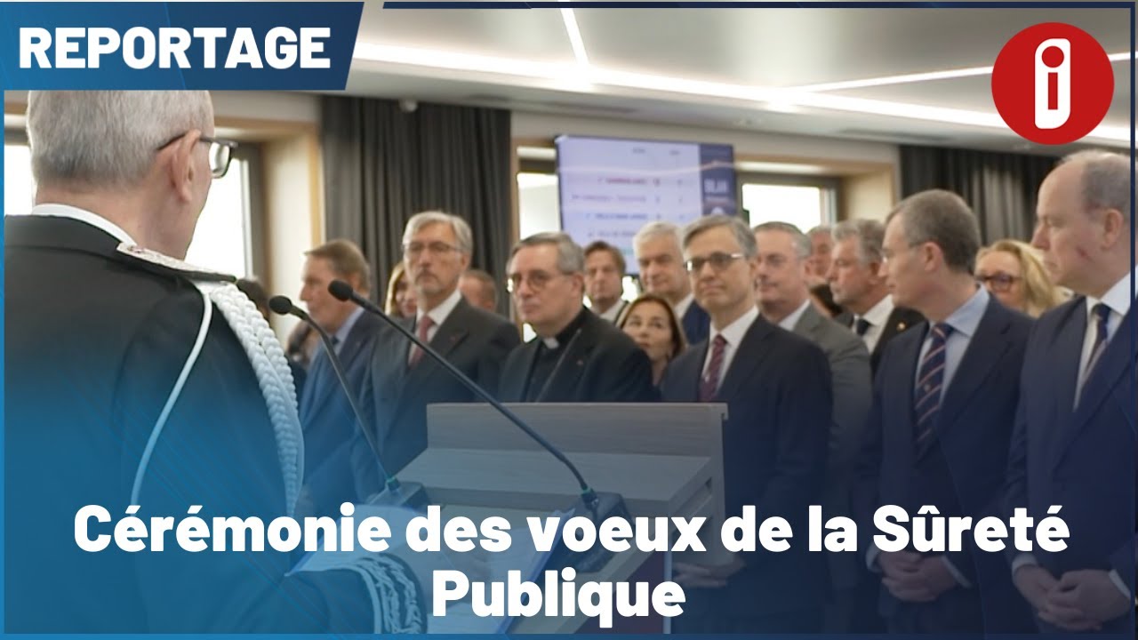Cérémonie des voeux de la Sûreté Publique monégasque