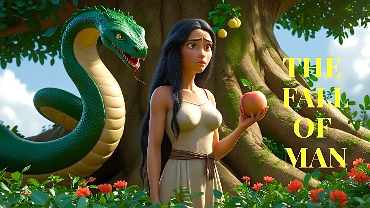 The Fall Of Man| @BrightBibleStories-x7n #Genesis3 #AdamAndEve #TheFallOfMan 