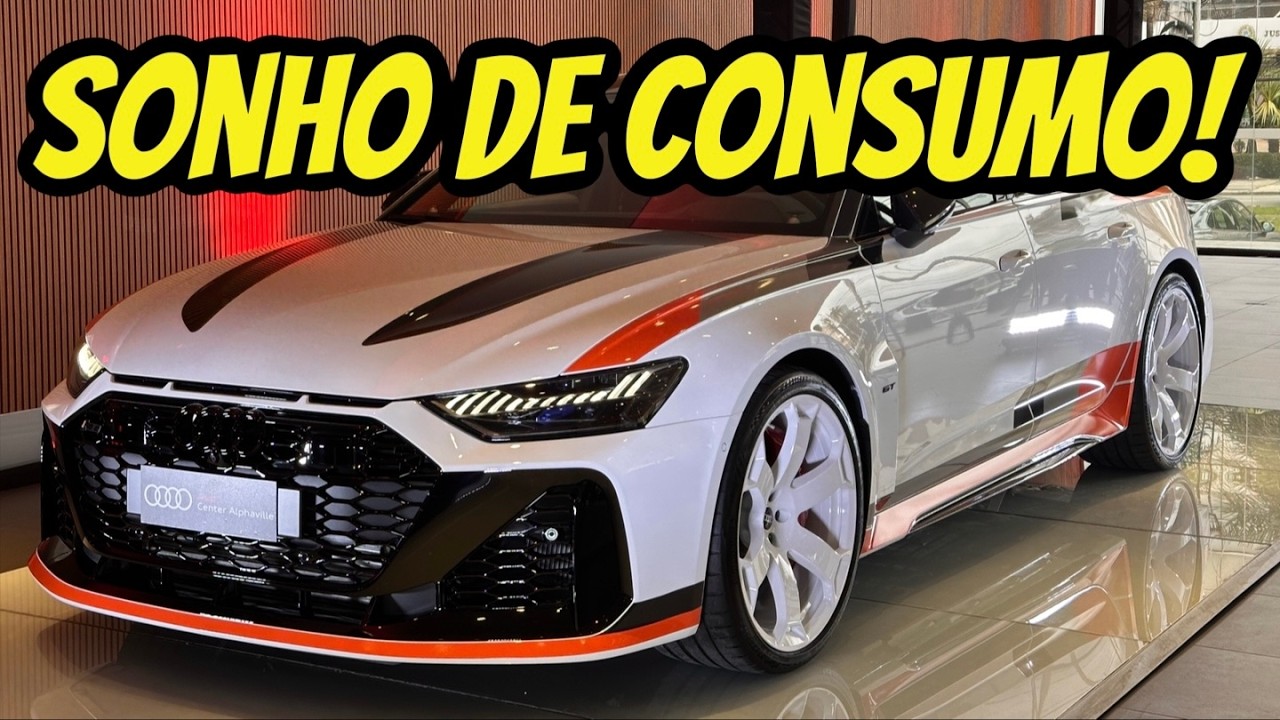 Audi RS6 Avant GT - O Audi MAIS POTENTE e MAIS CARO do BRASIL!