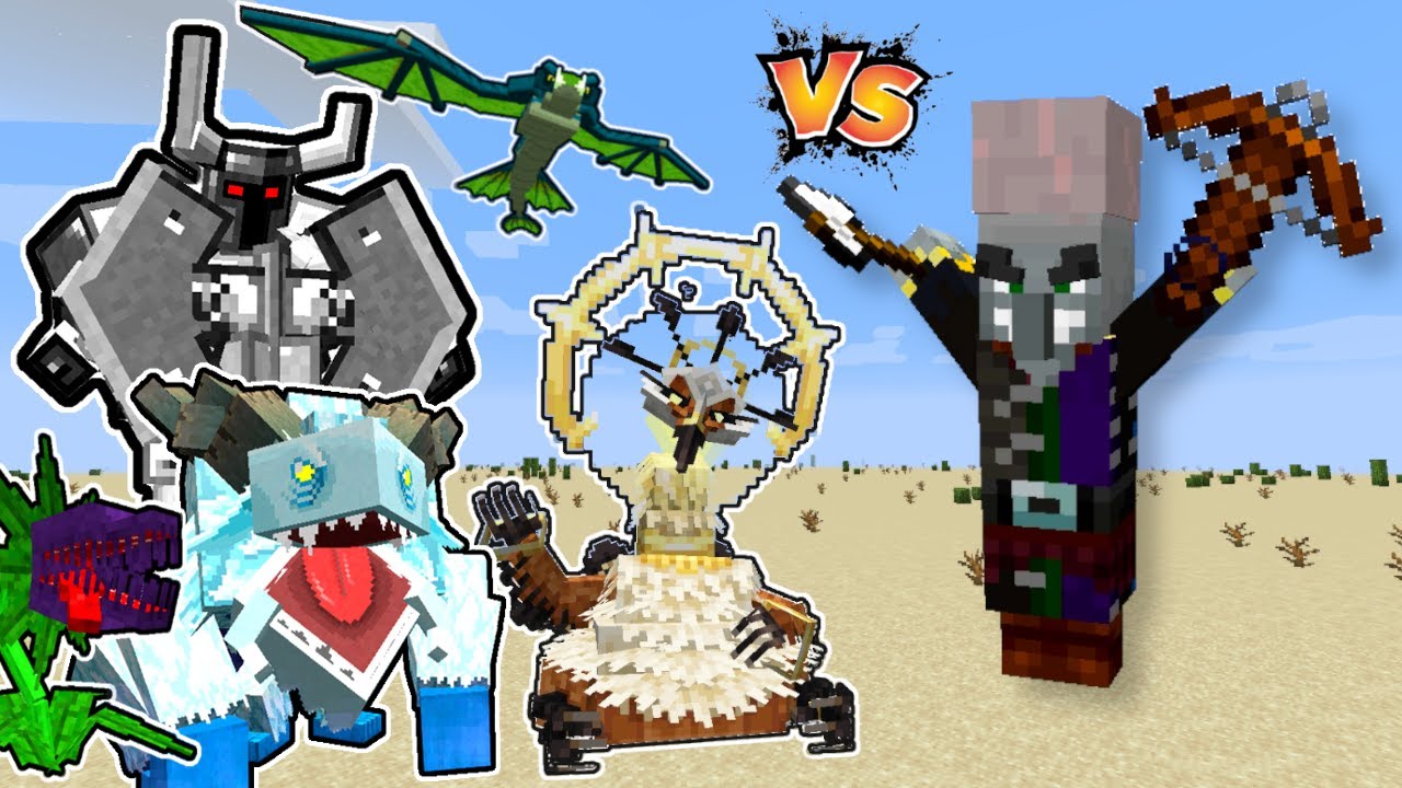 Magispeller Vs Mowzie's Mobs Monsters in Minecraft