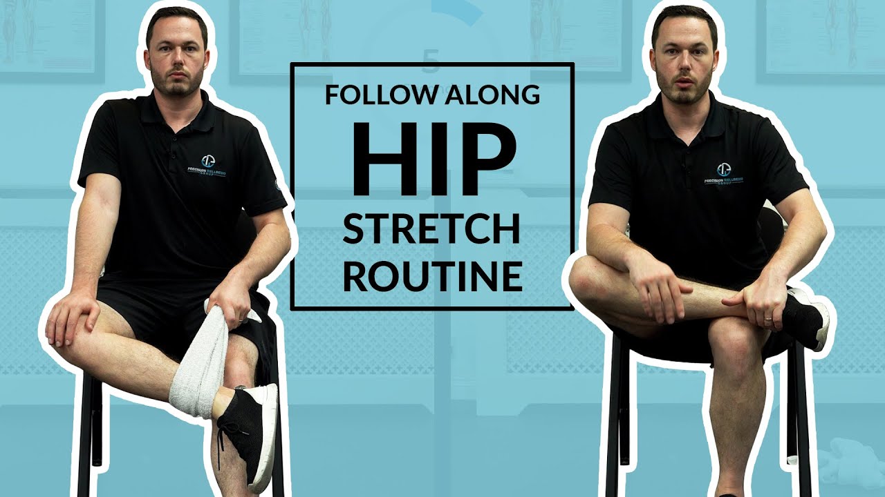 SEATED Follow Along HIP Stretch Routine (11 Minutes)