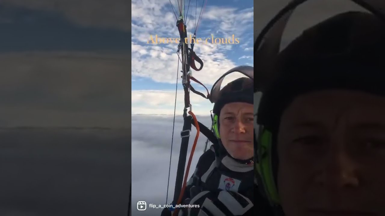 Cloud Kicking on my Paramotor