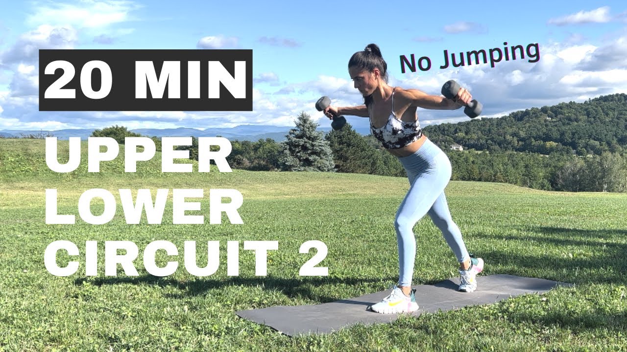 20-MIN UPPER LOWER CIRCUIT | pt. 2 full body workout for strength, workout timer | Andrea Michelle