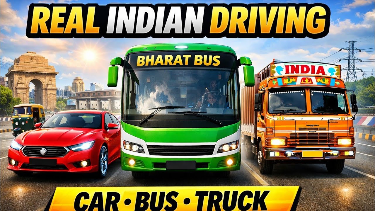 Live Indian Vehicle Simulator 3D Gameplay | Real Desi Car & Truck Driving