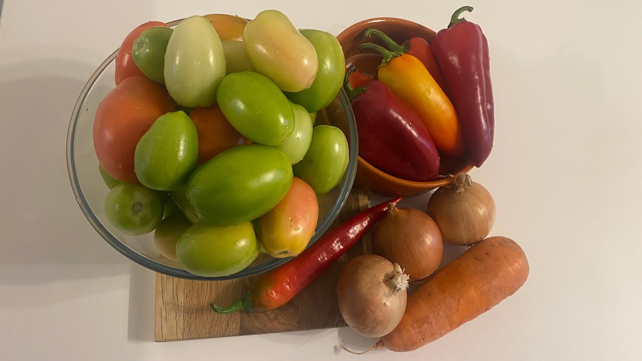 Салат из зеленых томатов | Салат “Дунайский”| Unripe tomato salad