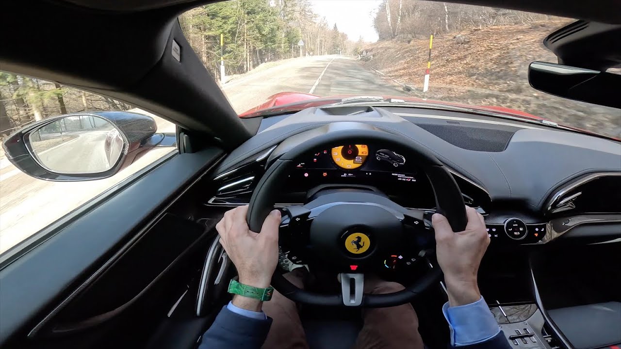 POV: Ferrari Purosangue | External, internal, sound, acceleration