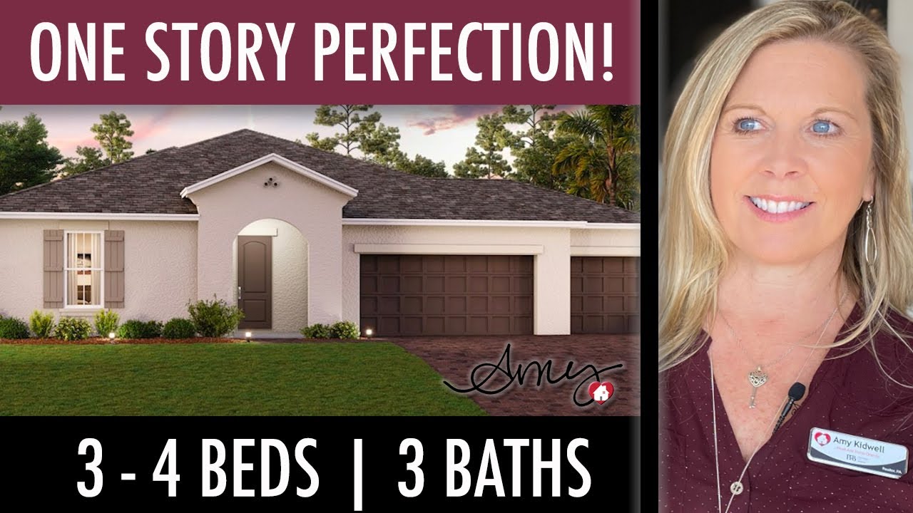 Orlando Real Estate | Beazer Homes in Minneola, Florida | One Story Model Home Tour