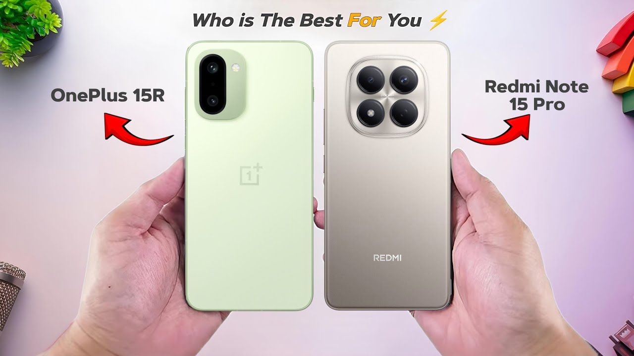 OnePlus 15R против Redmi Note 15 Pro — какой из них лучше подойдет именно вам? ⚡