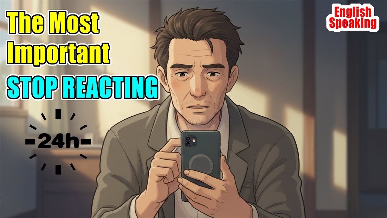 Stop Reacting | Wait 24 Hours | Change Your Life | Best English Motivation @DailyPositivePower