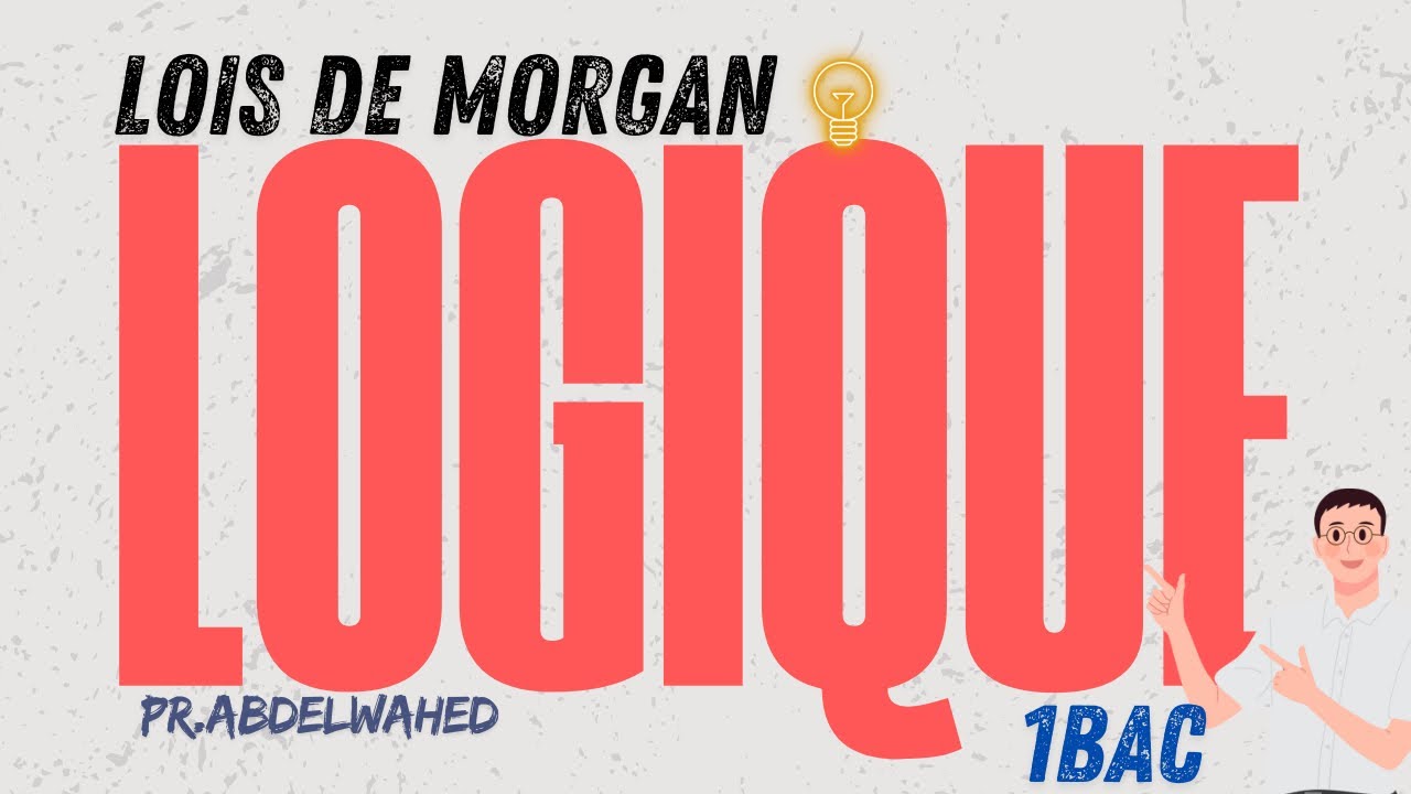 Logique : Lois de Morgan.                      #maths #logique #2bac #1bac #jihawi #new #motivation