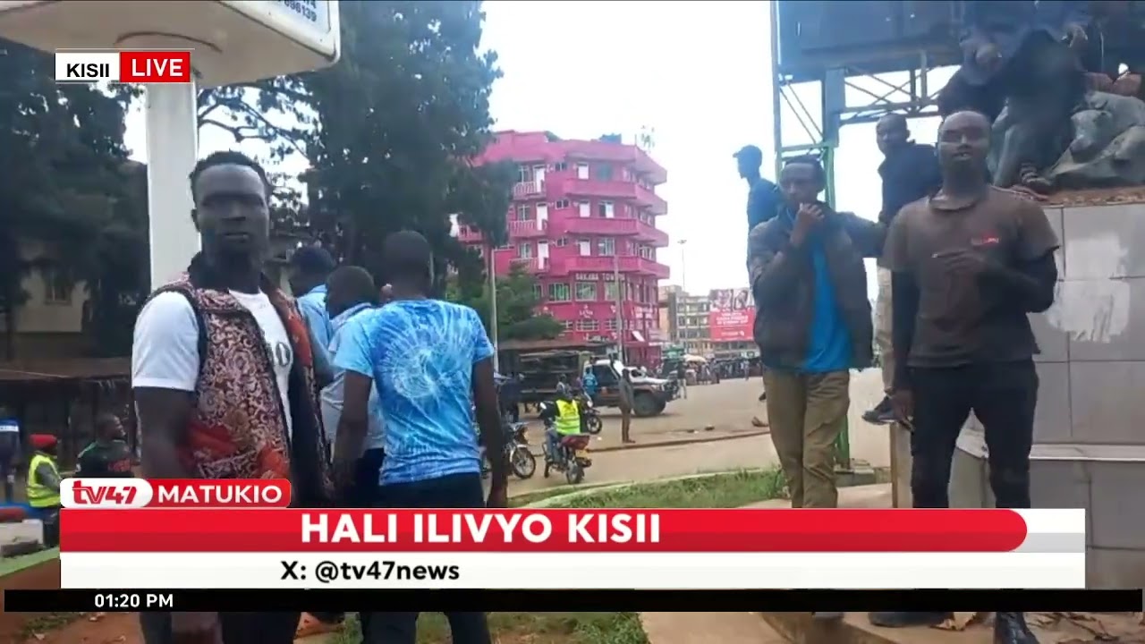 Biashara zatatizika na maduka kusalia mahame Kisii kutokana na maandamano