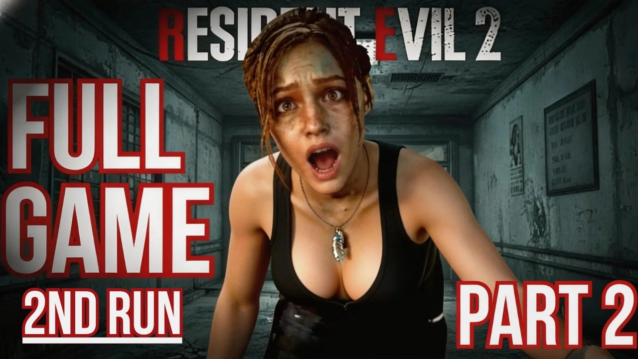 🔴 LIVE Finishing Resident Evil 2 - Claire Redfield B Side - FULL GAME PART 2