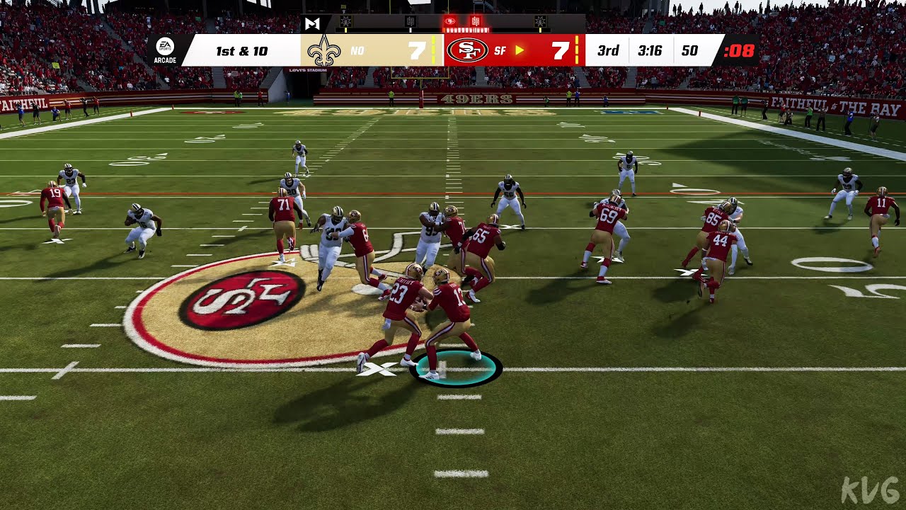 Madden NFL 23 - New Orleans Saints vs San Francisco 49ers - Gameplay (PS5 UHD) [4K60FPS]
