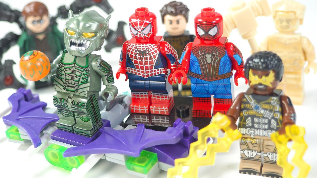 LEGO Spider-Man No Way Home | Electro | Tom Holland | Tobey Maguire Unofficial Lego Minifigures