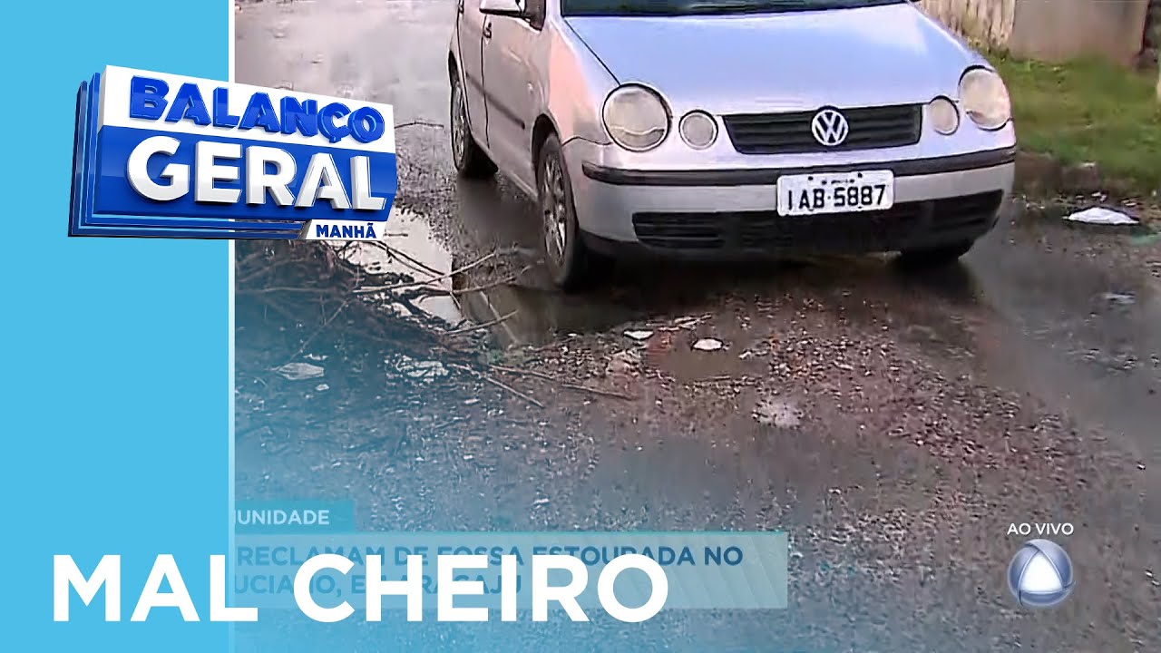 Moradores reclamam de fossa estourada no bairro Dom Luciano - Balanço Geral Manhã