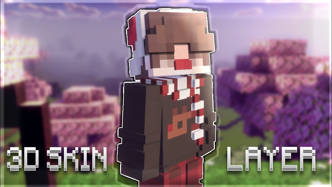 3D SKIN LAYER TEXTURE PACK MINECRAFT BEDROCK 1.21 - By PandaMine