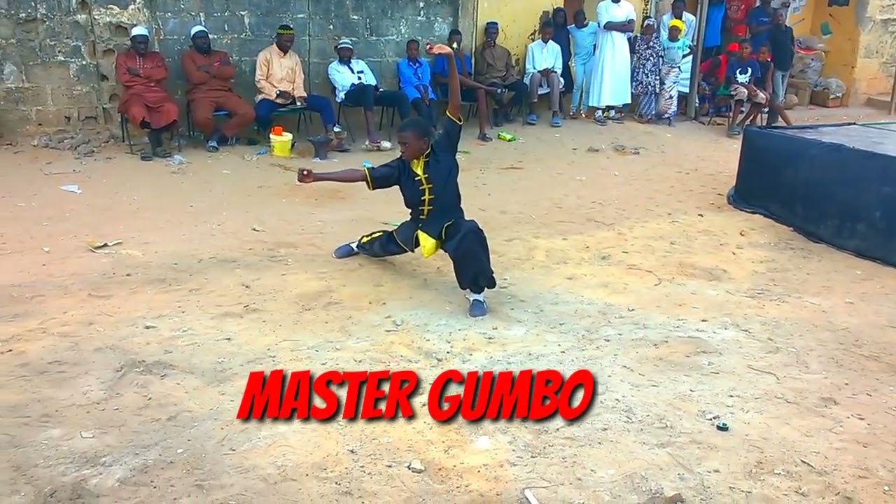 Smart Boys open demonstration in sanchaba The Gambia