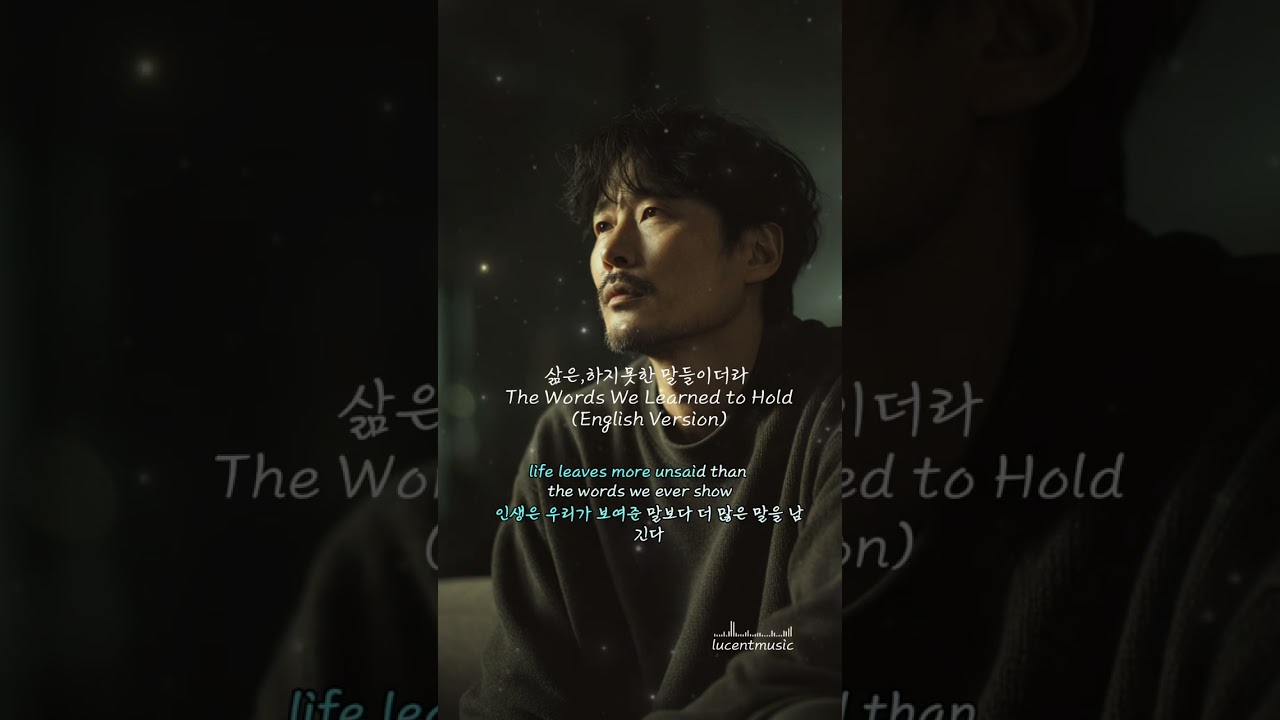 삶은 하지 못한 말들이더라 (English Version)_LUCENT 