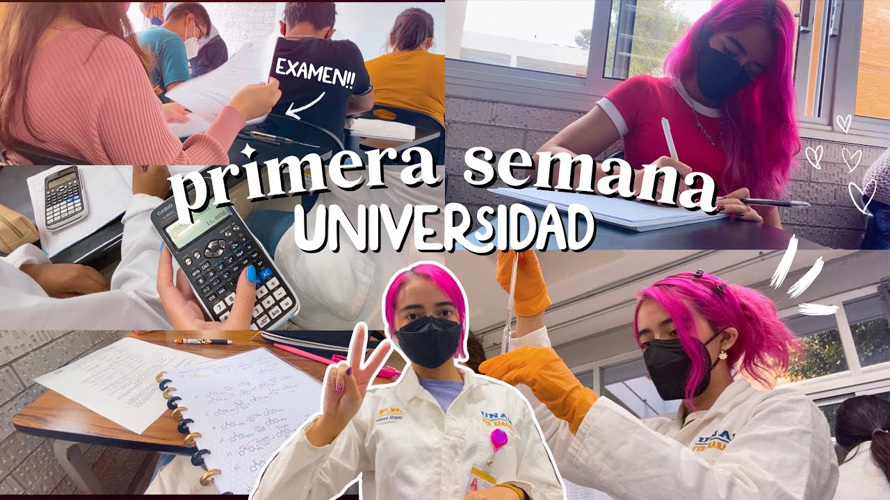 VLOG PRIMERA SEMANA DE UNIVERSIDAD estudiando QUIMICA FARMACÉUTICA - DanielaGmr ✨