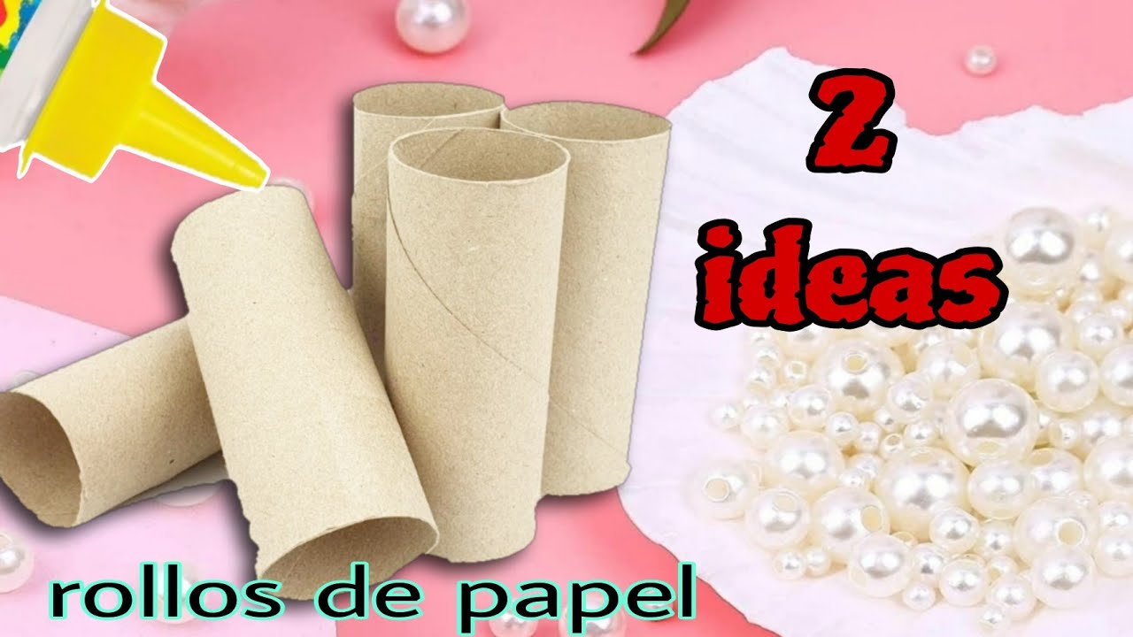 HAGO ESTO Y VENDO! 2 increíbles ideas de reciclaje con rollos de papel higiénico❤️