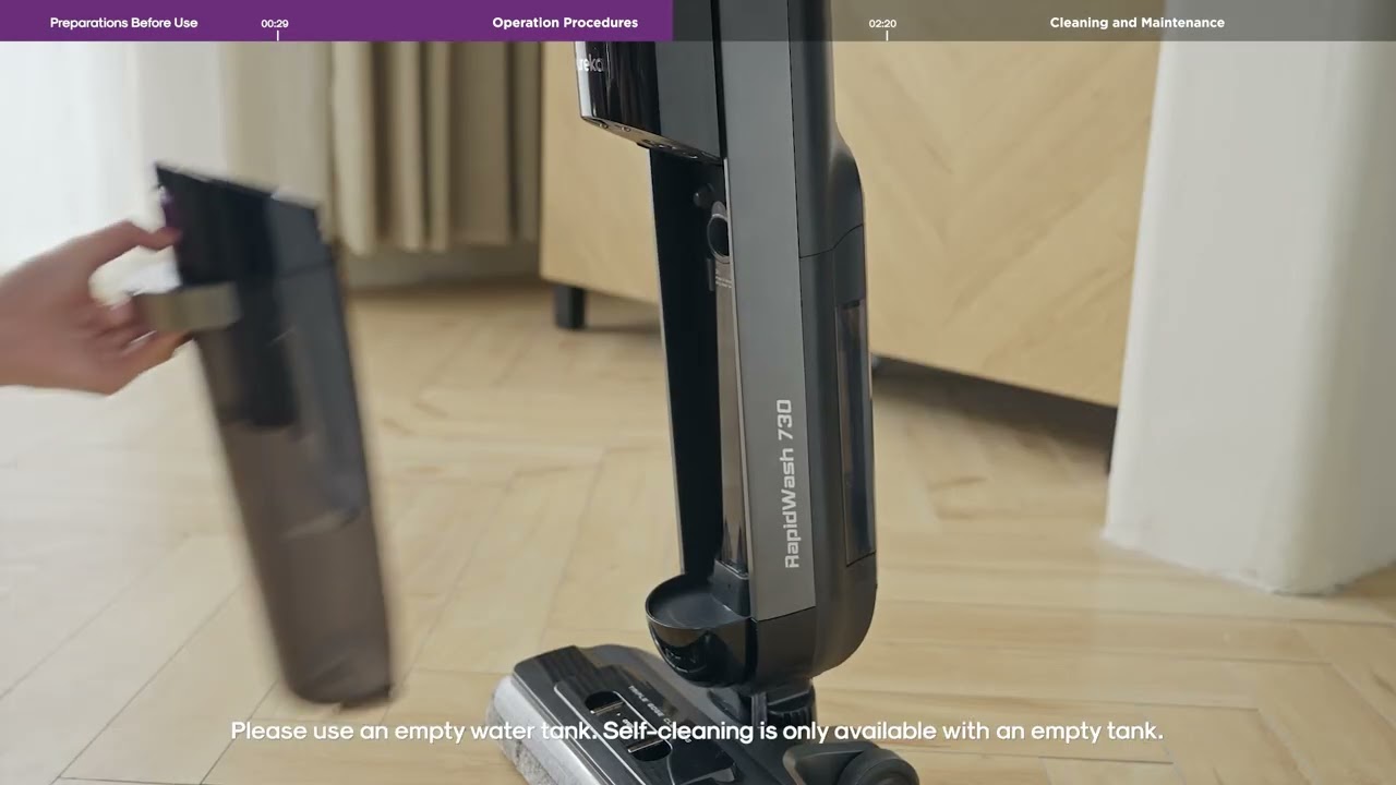 How To Use - Eureka RapidWash 730