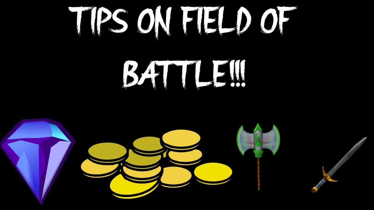TIPS ON HOW TO GET GOLD,XP,AND LEGENDARY GEMS EASILY Roblox Field of Battle