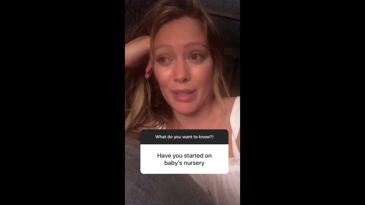 Hilary Duff answers fan questions on Instagram Story (July 25, 2018)