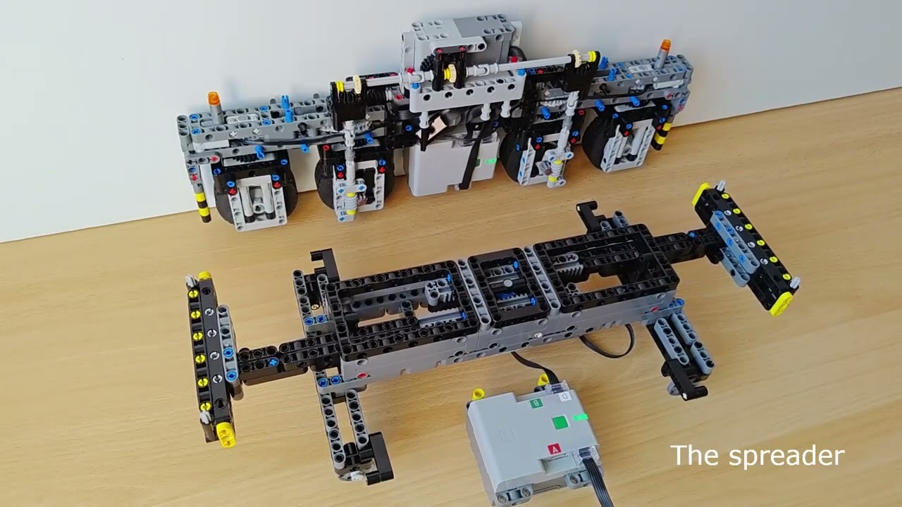 LEGO Straddle container carrier