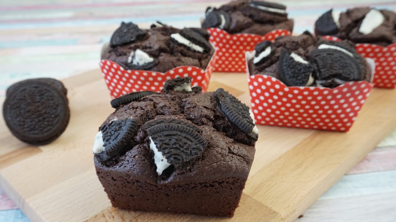 Mini BIZCOCHOS de CHOCOLATE y galletas OREO / MUY FÁCIL y RÁPIDOS / El Rincón de Belén