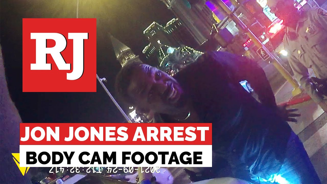 Видеозапись с нательной камеры ареста бойца UFC Джона Джонса в Лас-Вегасе