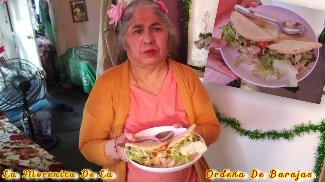 Gorditas de frijoles y pollo al comal 