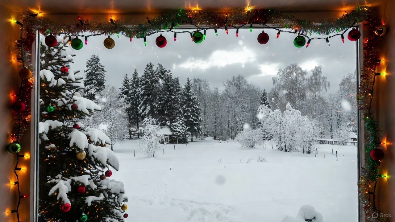 Snow On the Windowpane