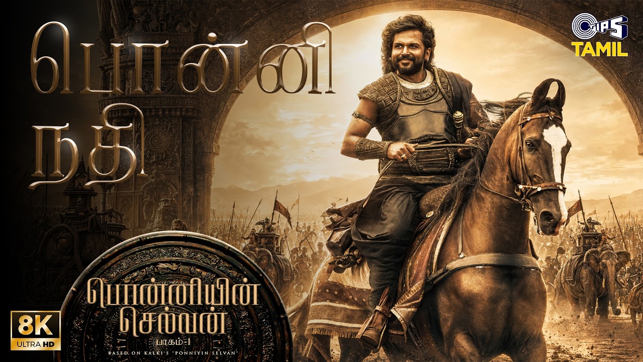 Ponni Nadhi Song - 8K | Ponniyin Selvan 1 | AR Rahman | Karthi | Tamil Hit Songs