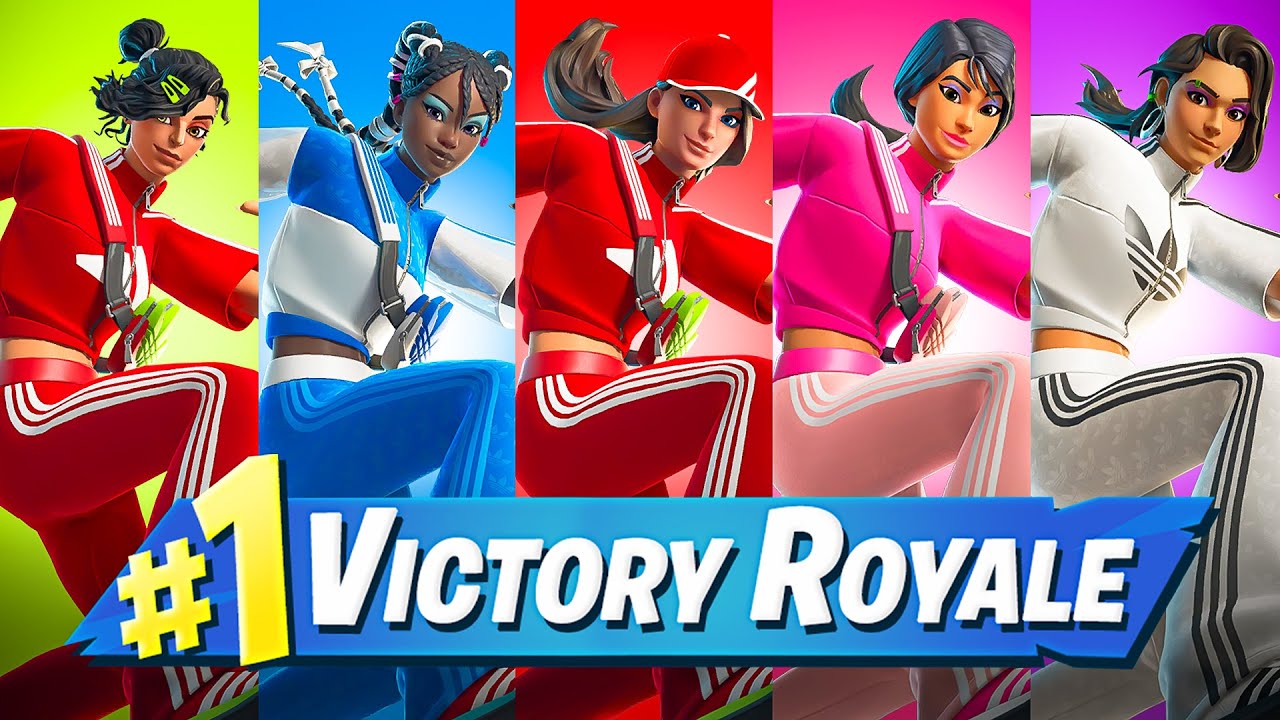 SKIN ADIDAS ALÉATOIRE CHALLENGE EXTREME sur FORTNITE ! (j'ai galéré)     👟