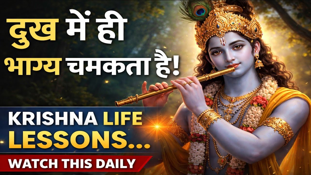 दुख में ही भाग्य चमकता है | Shri Krishna Life Lessons That Will Change Your Life Forever