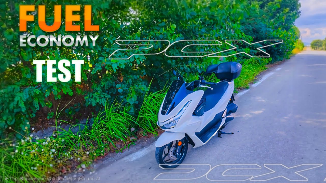 Pcx 125 2025 Δοκιμή κατανάλωσης γρηγορα σε επαρχιακό! 
