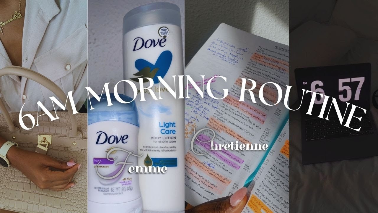 6AM MORNING ROUTINE in french | Femme Chrétienne