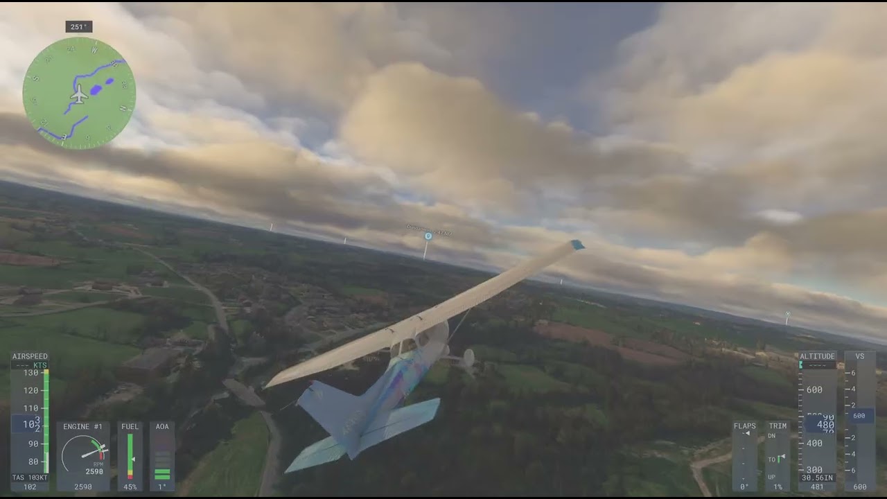Microsoft Flight Simulator 2024_Edendork to Dungannon
