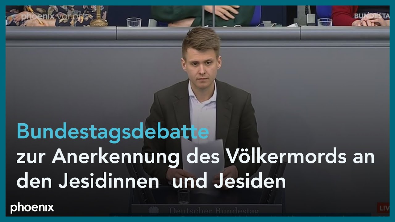 Bundestagsdebatte zur Anerkennung des Völkermords an den Jesidinnen  und Jesiden am 19.01.23