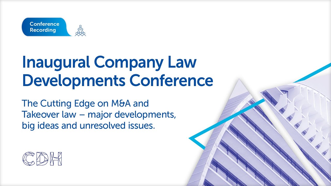 Inaugural Company Law Developments Conference