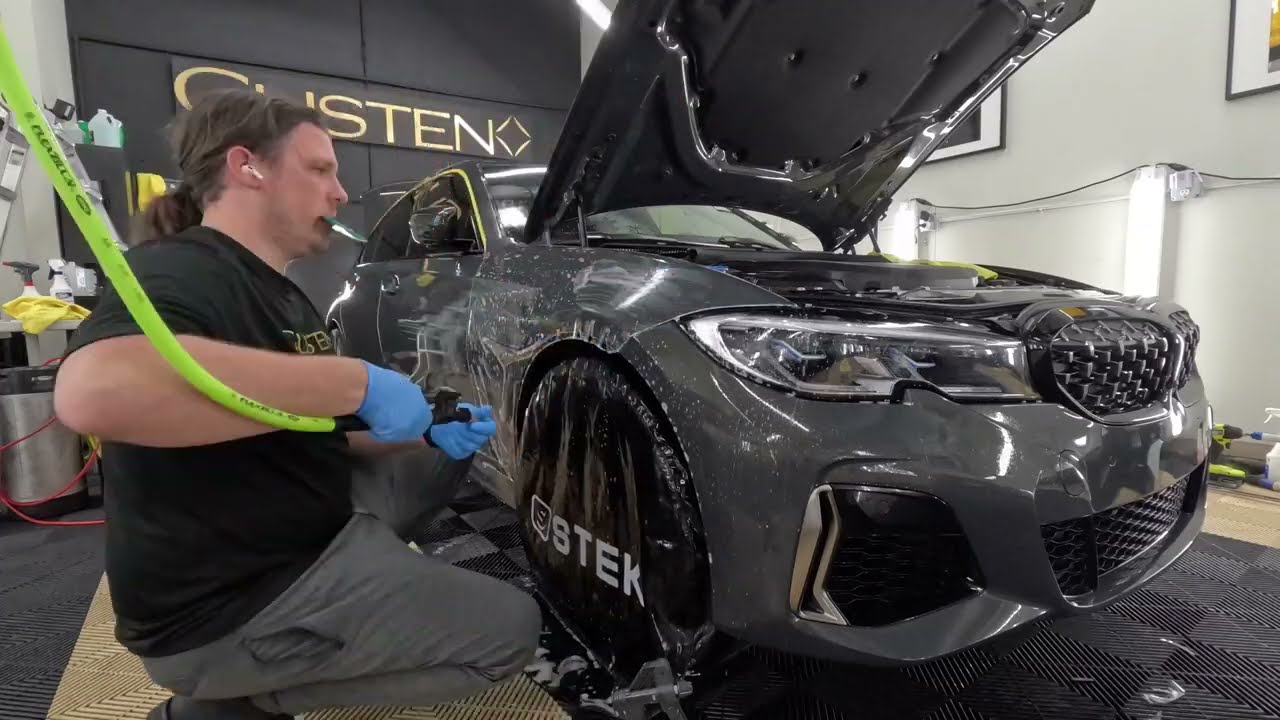 BMW M340i Glisten Clear Bra STEK PPF Process Part 2