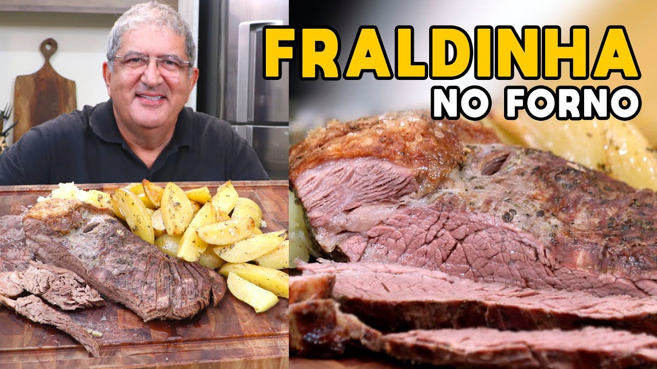 Como Fazer Fraldinha no Forno com Batatas - Tv Churrasco