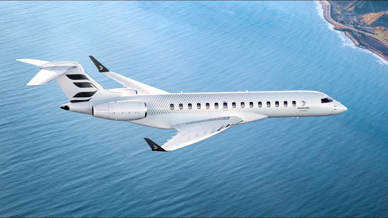 BOMBARDIER GLOBAL 8000: каков он — частный самолет стоимостью 85 миллионов долларов?