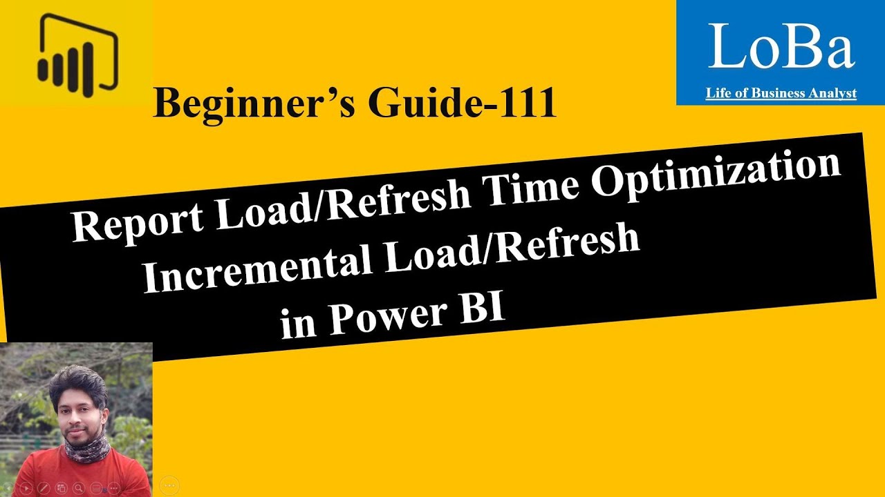 Power BI Report Load or Refresh Time Optimization Part 2 | Incremental Load |Load latest Data in PBI